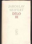 Jaroslav Seifert, dílo III - náhled