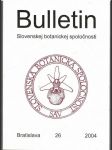 Bulletin Slovenskej botanickej spoločnosti - náhled