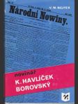 Novinář K. Havlíček Borovský Malý formát) - náhled