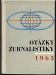 Otázky žurnalistiky 1963 - náhled