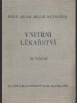 Vnitřní lékařství IV. vydání - náhled