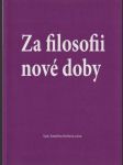 Za filosofii nové doby - náhled