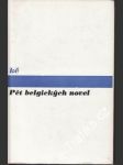 Pět belgických novel - náhled