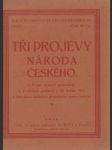 Tři projevy národa českého - náhled