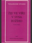 Žiji ve víře v syna božího - náhled