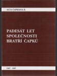 50 let Společnosti bratří Čapků - náhled