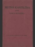 Mstivá kantiléna - náhled