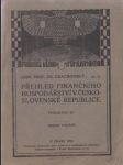 Přehled finančního hospodářství v Československé republice - náhled