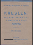 Kreslení pro měšťanské školy chlapecké a dívčí, březen - náhled