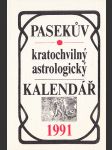 Pasekův kratochvilný astrologický kalendář 1991 - náhled