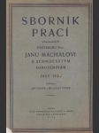 Sborník prací věnovaný profesoru doktoru Janu Máchalovi - náhled