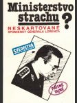 Ministerstvo strachu - náhled