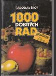 1000 dobrých rad zahrádkářům - náhled