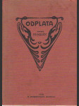 Odplata, povídky, črty. Napsal Fr. Novák 1910 - náhled