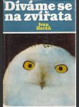 Díváme se na zvířata - náhled