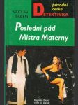 Poslední pád Mistra Materny - náhled