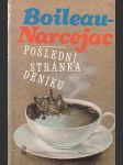 Poslední stránka deníku - náhled