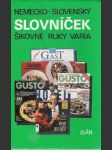 Nemecko - slovenský slovníček (Šikovné ruky varia) - náhled