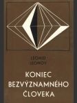 Koniec bezvýznamného človeka - náhled