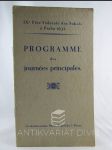 IX. F?te fédérale des Sokols ? Praha 1932: Programme des journées principales - náhled