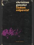 Žádám odpověď - náhled