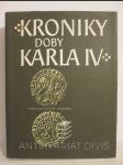 Kroniky doby Karla IV. - náhled