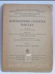 Matematické a statistické tabulky, díl I. - Matematické tabulky - náhled