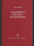 Taschenbuch der stadtentwässerung - náhled