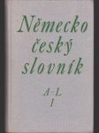 Německo-český slovník I - A-L, II - M-Z - náhled