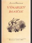 Výmarský deníček  - náhled