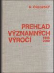 Prehľad významných výročí - náhled