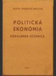 Politická ekonómia -populárna učebnica - náhled