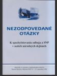 Nezodpovedané otázky - náhled