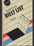 Biely list - náhled