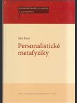 Personalistické metafyziky I - náhled