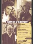 Kritika & kontext 2-3 - 2004 (časopis) - náhled