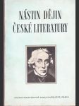 Nástin dějin české literatury - náhled