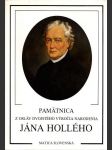 Pamätnica Jána Hollého (veľký formát) - náhled