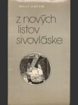 Z nových listov sivovláske - náhled