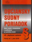 Občiansky súdny poriadok Úplné znenie... - náhled