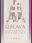 Ústava Slovenskej Republiky - náhled