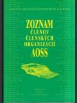 Zoznam členov členských organizácií AOSS - náhled