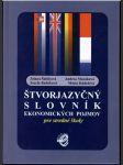 Štvorjazyčný slovník ekonomických pojmov - náhled