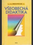 Všeobecná didaktika - náhled