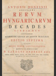 Rerum hungaricum decades - náhled