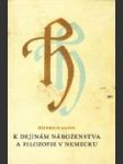 K dejinám náboženstva a filozofie v Nemecku - náhled