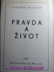 Pravda a život - haecker theodor - náhled