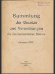 Sammlung der gesetze und verordnungen des čechoslovakischen staates - náhled