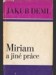 Miriam a jiné práce - náhled