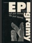 Epigramy do pol ôsmej - náhled